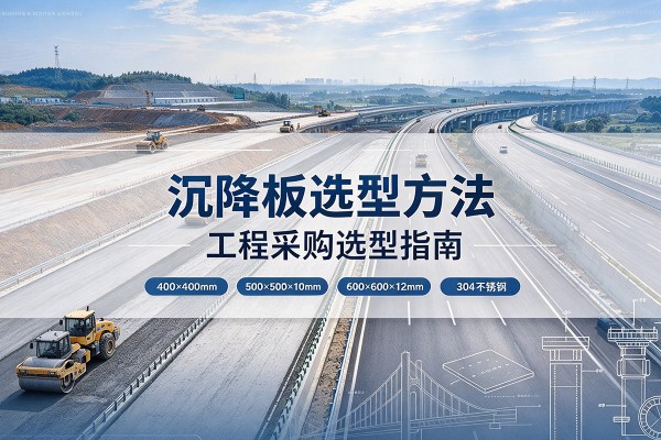 合肥沉降板选择方法