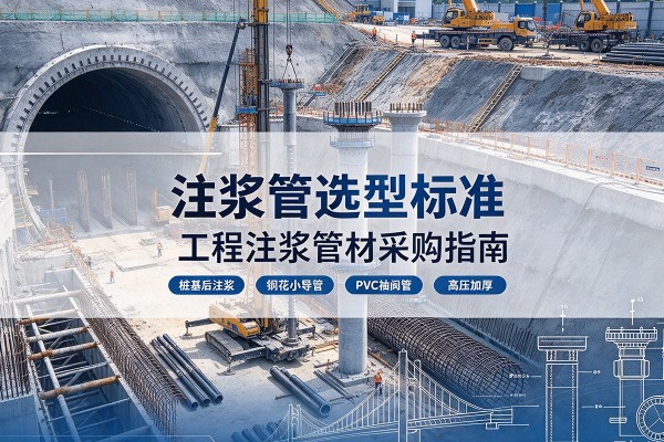 合肥注浆管选型标准
