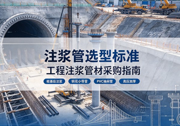 合肥注浆管选型标准